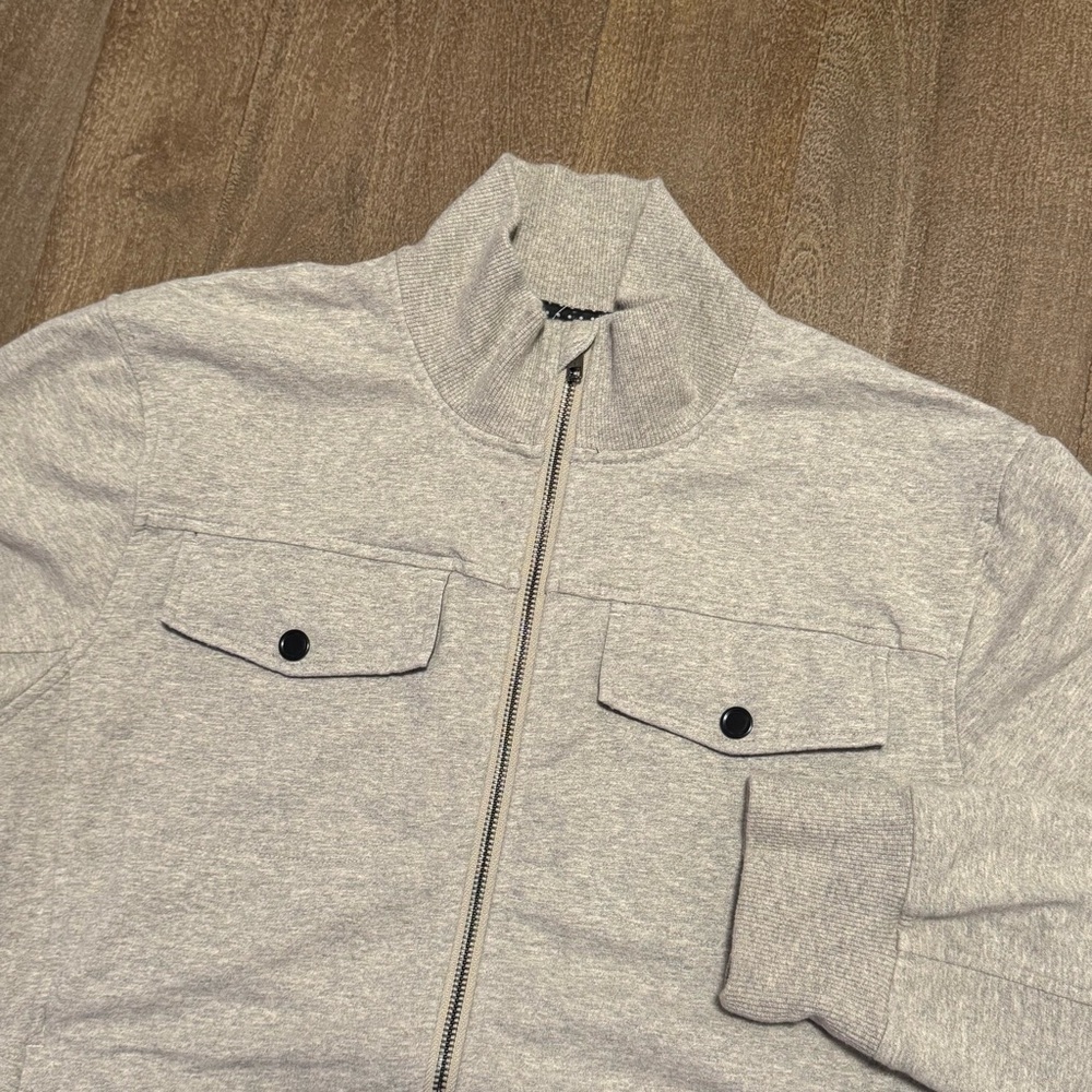 Lululemon Men’s Zip Up Long Sleeve Sweat Shirt Gray Size Medium